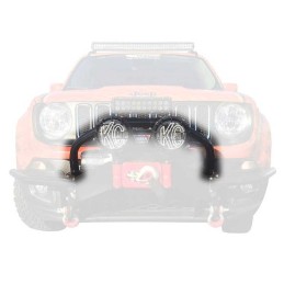 Supporto per barra luminosa paraurti anteriore verricello