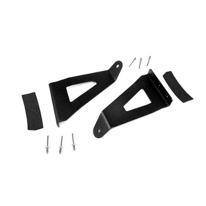 Barra luminosa LED curva per il parabrezza superiore con supporti da 54"