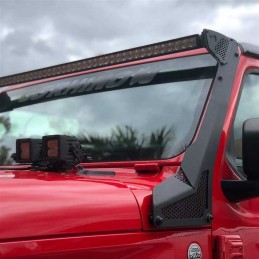 Staffa di montaggio per parabrezza per barra luminosa da 50"