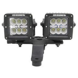 Supporti per parabrezza per un LED 3x3" Dual Cube