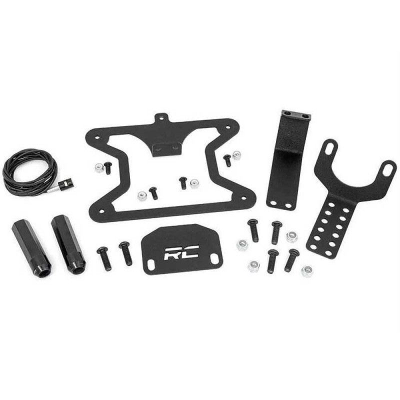 Adattatore per riposizionamento targa con luce LED