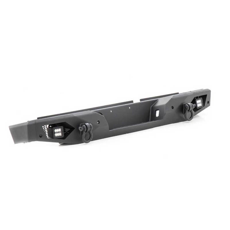 Paraurti posteriore in acciaio con luci LED Crawler