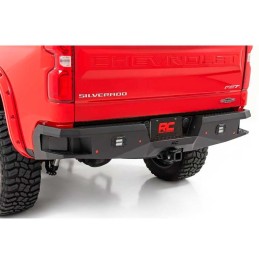 Paraurti posteriore in acciaio con luci