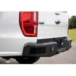 Paraurti posteriore in acciaio con luci LED