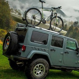 Kit guide principali per portapacchi argento Nebo