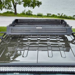 Piastra frontale per due luci Cube LED 3x3" per portapacchi SRM100