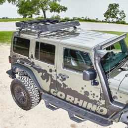 Piastra frontale per due luci Cube LED 3x3" per portapacchi SRM100