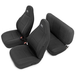 Set coprisella in neoprene nero