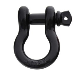 Anello a D nero 3/4"