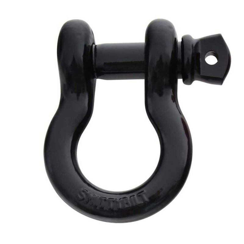 Anello a D nero 3/4"