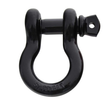 Anello a D nero 3/4"