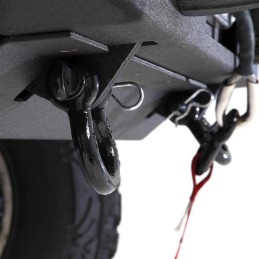 Anello a D a sgancio rapido nero 7/8"