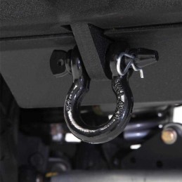 Anello a D a sgancio rapido nero 3/4"