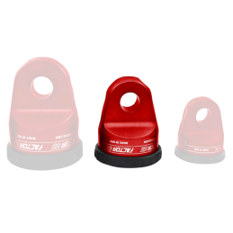 ProLink con perno in titanio e protezione in gomma rosso