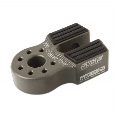 Flatlink con perno in titanio e protezione in gomma grigio