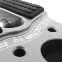 Flatlink con perno in titanio e protezione in gomma grigio