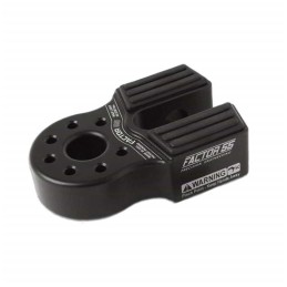 Flatlink con perno in titanio e protezione in gomma nero