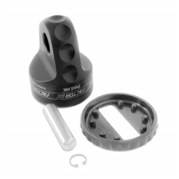 ProLink con perno in titanio e protezione in gomma nero