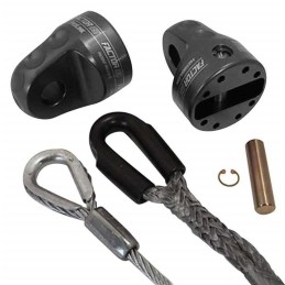 ProLink con perno in titanio e protezione in gomma nero