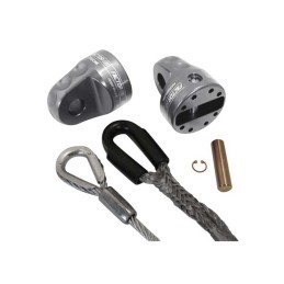 ProLink con perno in titanio e protezione in gomma grigio