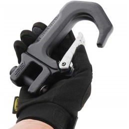 Gancio verricello forgiato nero Delta Series 18000 lbs