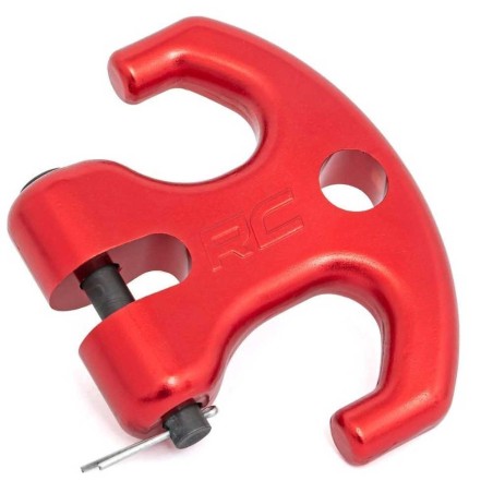 Tassello per verricello in alluminio rosso