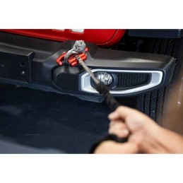 Tassello per verricello in alluminio rosso