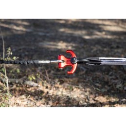 Tassello per verricello in alluminio rosso