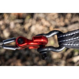 Tassello per verricello in alluminio rosso