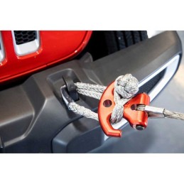 Tassello per verricello in alluminio rosso