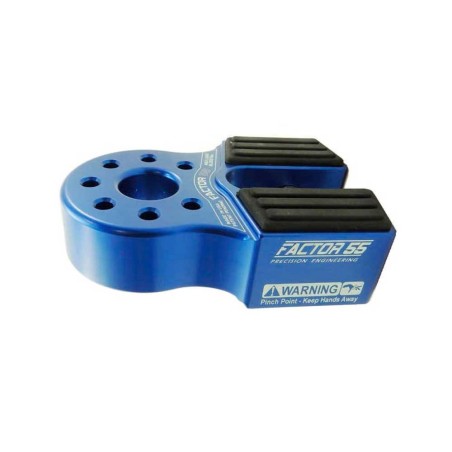 Flatlink con perno in titanio e protezione in gomma blu