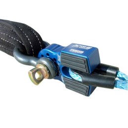 Flatlink con perno in titanio e protezione in gomma blu