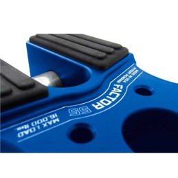Flatlink con perno in titanio e protezione in gomma blu