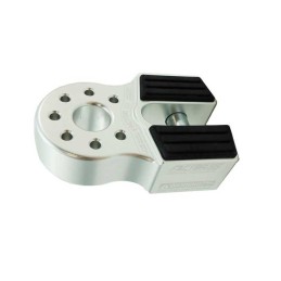 Flatlink con perno in titanio e protezione in gomma argento