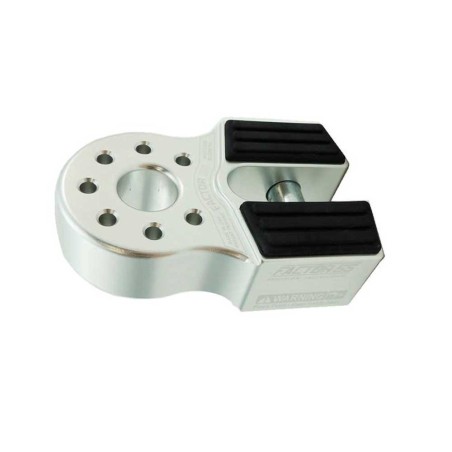 Flatlink con perno in titanio e protezione in gomma argento