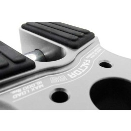 Flatlink con perno in titanio e protezione in gomma argento