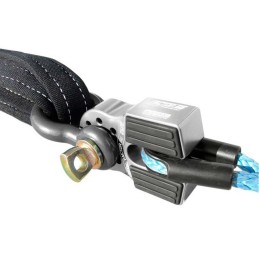 Flatlink con perno in titanio e protezione in gomma argento