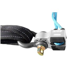 Flatlink con perno in titanio e protezione in gomma argento