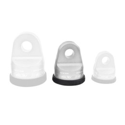 Prolink con perno in titanio e protezione in gomma argento