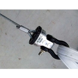 Prolink con perno in titanio e protezione in gomma argento