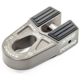 FlatLink E con perno in titanio e protezione in gomma grigio