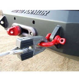 FlatLink E con perno in titanio e protezione in gomma grigio