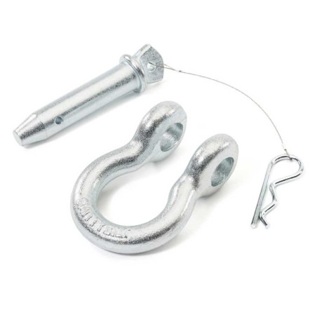 Anello a D a sgancio rapido argento 3/4"