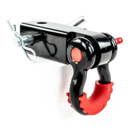 Grillo con anello a D montato su ricevitore in acciaio