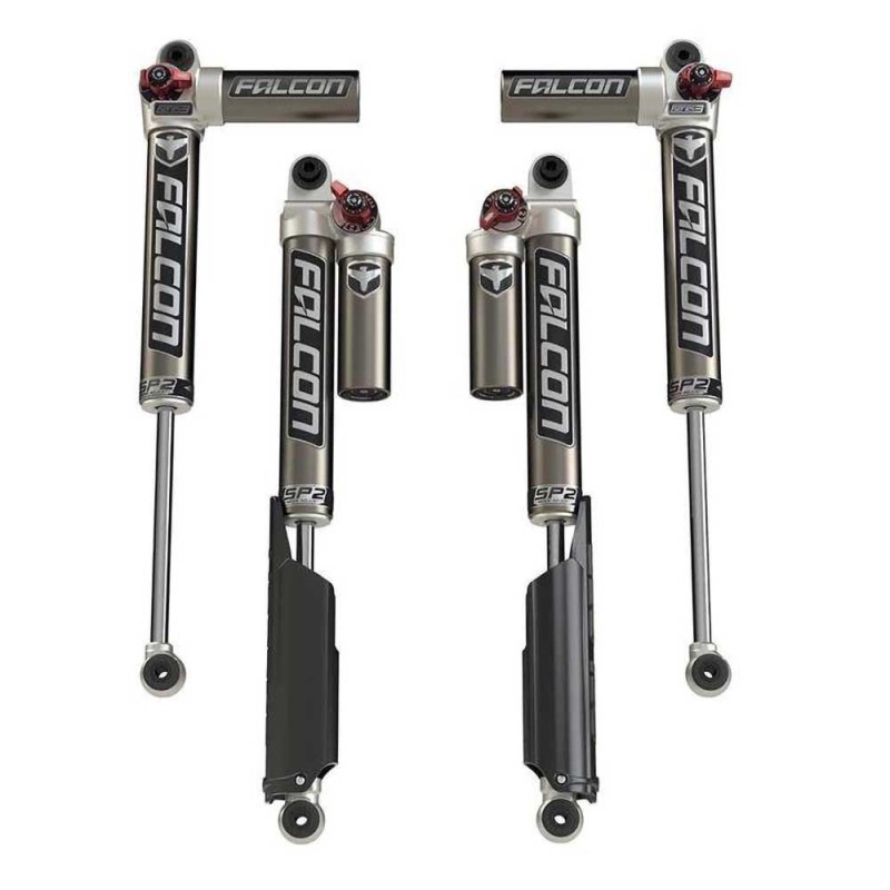Kit ammortizzatori Falcon SP2 3.3 Fast Adjust Piggyback Petrol Lift 2-4.5"