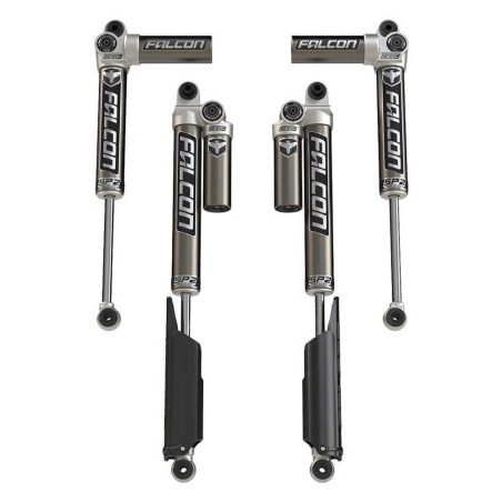 Kit ammortizzatori Falcon SP2 3.1 Piggyback Petrol Lift 2-4.5"
