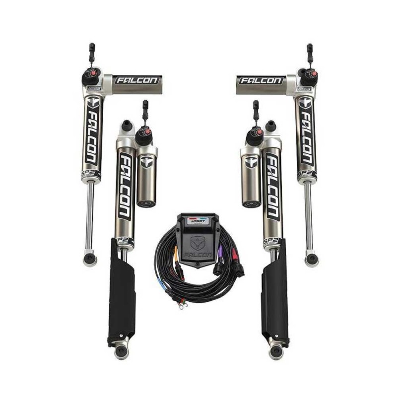 Kit ammortizzatori Falcon SP2 3.5 aDapt e-Adjust Piggyback Petrol Lift 0-1.5"