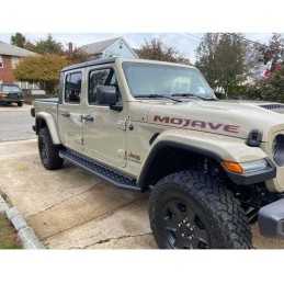 Pedane laterali nero goffrato RB20