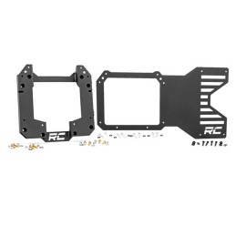 Riposizionamento ruota di scorta con staffa di rinforzo