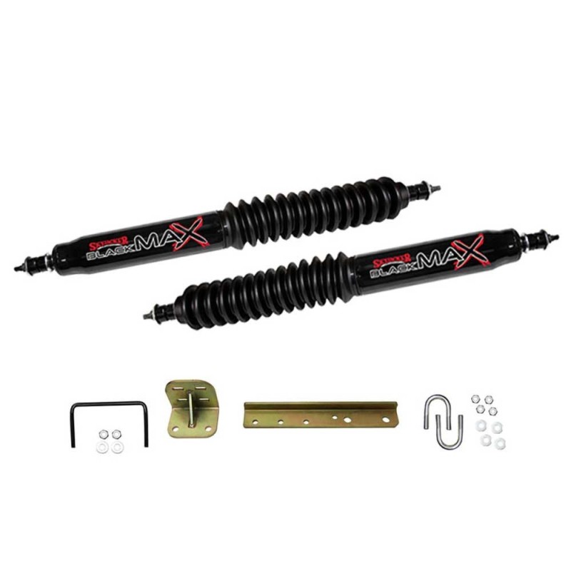 Doppio stabilizzatore di sterzo nero